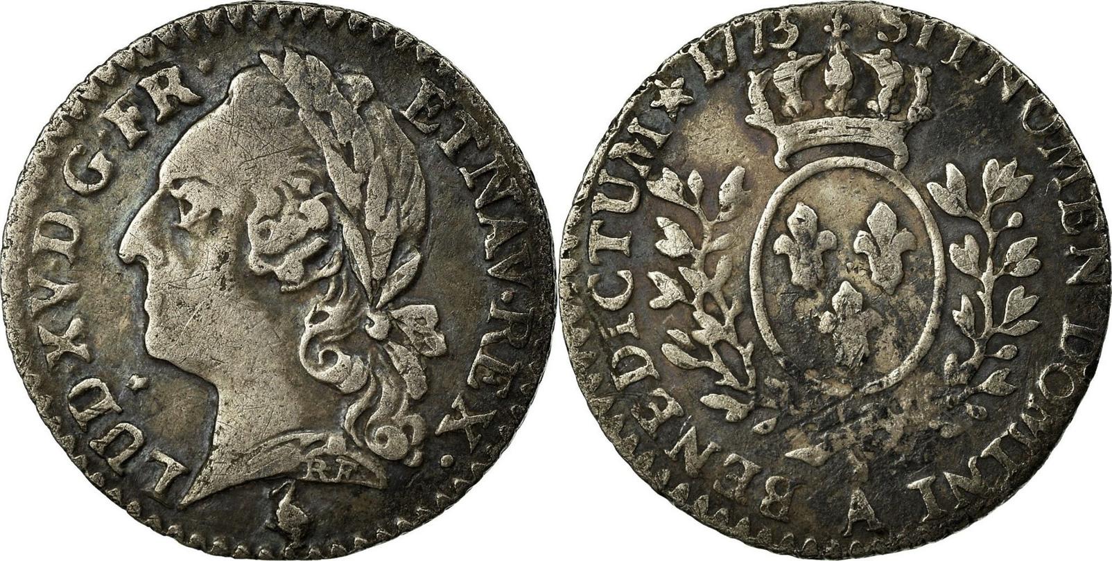 15 a 1 19. Монета Людовик 15 денье 1732. Монета Луи XV.