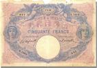 France 50 Francs 50 F 1889-1927 ''Bleu et Rose'', KM #64c, 1899-01-03,.. -