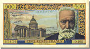 France 500 Francs Banknote, 500 F 1954-1958 ''Victor Hugo'', 1958-07-10 -