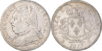 France 5 Francs Coin, Louis XVIII, La Rochelle, Very rare -