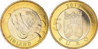 Finland 5 Euro Imatra Dam, Bi-Metallic, KM:195 -
