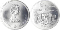 Canada 10 Dollars Coin, Elizabeth II, 1976 Olympics - Head of Zeus -