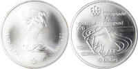 Canada 10 Dollars Coin, Elizabeth II, 1976 Olympics - Canoeing, Royal -