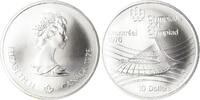Canada 10 Dollars Coin, Elizabeth II, 1976 Olympics - Olympic Stadium -
