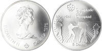 Canada 5 Dollars Coin, Elizabeth II, 1976 Olympics - Boxing, Royal -