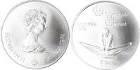 Canada 5 Dollars Coin, Elizabeth II, 1976 Olympics - Rowing, Royal -