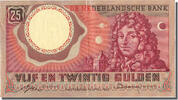 Netherlands 25 Gulden Banknote, 1955-04-10 -