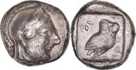 Tetradrachm Attica, Athens, Very rare, Silver, NGC, VF(20-25) -