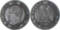 France Centime Coin, Napoleon III, Napoléon III, Bordeaux -