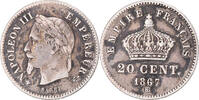 France 20 Centimes Coin, Napoleon III, Napoléon III, Paris -