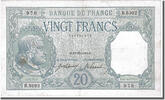 France 20 Francs Banknote, 20 F 1916-1919 ''Bayard'', 1918-12-12 -