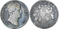 France Franc Coin, Napoléon I, Toulouse, Silver, KM:656.10 -