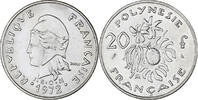 French Polynesia 20 Francs Coin, Paris, Nickel, KM:9 -