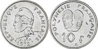 French Polynesia 10 Francs Paris, Nickel, KM:8 -