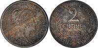 France 2 Centimes Coin, Dupuis, Paris, Bronze, KM:841 -