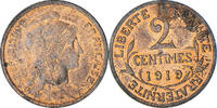 France 2 Centimes Coin, Dupuis, Paris, Bronze, KM:841 -