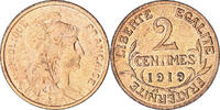 France 2 Centimes Coin, Dupuis, Paris, Bronze, KM:841 -