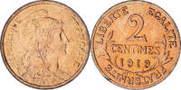 France 2 Centimes Coin, Dupuis, Paris, Bronze, KM:841 -