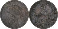 France 2 Centimes Coin, Dupuis, Paris, Bronze, KM:841 -