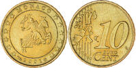 Monaco 10 Euro Cent Rainier III, Paris, Brass, KM:170 -