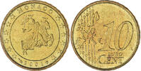 Monaco 10 Euro Cent Rainier III, Paris, Brass, KM:170 -