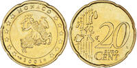 Monaco 20 Euro Cent Rainier III, Paris, Brass, KM:171 -