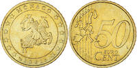 Monaco 50 Euro Cent Rainier III, Paris, Brass, KM:172 -