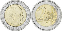 Monaco 2 Euro Rainier III, Paris, Bi-Metallic, Gadoury:MC179 -