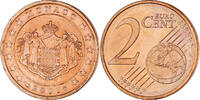 Monaco 2 Euro Cent Rainier III, Paris, Copper Plated Steel -