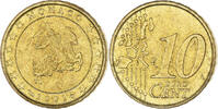 Monaco 10 Euro Cent Rainier III, Paris, Brass, Gadoury:MC175 -