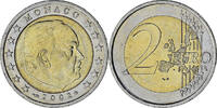 Monaco 2 Euro Rainier III, Paris, Bi-Metallic, Gadoury:MC179 -