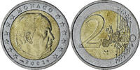 Monaco 2 Euro Rainier III, Paris, Bi-Metallic, Gadoury:MC179 -
