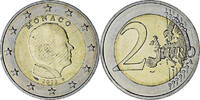 Monaco 2 Euro Albert II, Paris, Bi-Metallic, Gadoury:MC196 -