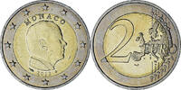 Monaco 2 Euro Albert II, Paris, Bi-Metallic, Gadoury:MC196 -