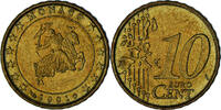 Monaco 10 Euro Cent Rainier III, Paris, Brass, Gadoury:MC175 -