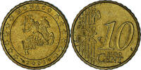 Monaco 10 Euro Cent Rainier III, Paris, Brass, Gadoury:MC175 -