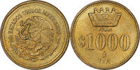 Mexico 1000 Pesos Mexico City, Pattern, Bronze, KM:Pn249 -