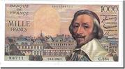 France 1000 Francs Banknote, 1 000 F 1953-1957 ''Richelieu'' -