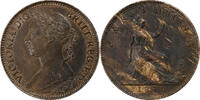 Great Britain Farthing Victoria, Bronze, KM:753 -