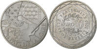 France 10 Euro Pays de la Loire, Paris, Silver -