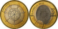 Slovenia 3 Euro Vantaa, Bi-Metallic, KM:109 -