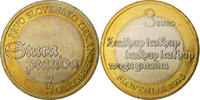 Slovenia 3 Euro Vantaa, Bi-Metallic -
