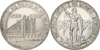 Belgium 50 Francs, 50 Frank Leopold III, Brussels, Silver -