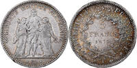 France 5 Francs Hercule, Paris, Silver, Gadoury:745a -