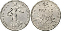 France 1/2 Franc Semeuse, Paris, Nickel, Gadoury:429 -