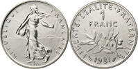 France Franc Semeuse, Paris, Nickel, Gadoury:474, KM:925.1 -