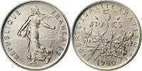 France 5 Francs Semeuse, Paris, Nickel Clad Copper-Nickel -