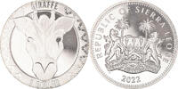 Sierra Leone Dollar Coin, Girafe., Copper-nickel -