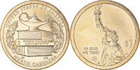 United States Dollar Coin, American Innovation - North Carolina, Denver -