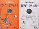 Gibraltar 50 Pence Coin, The Boy in the Dress, Pobjoy Mint, Colorized -
